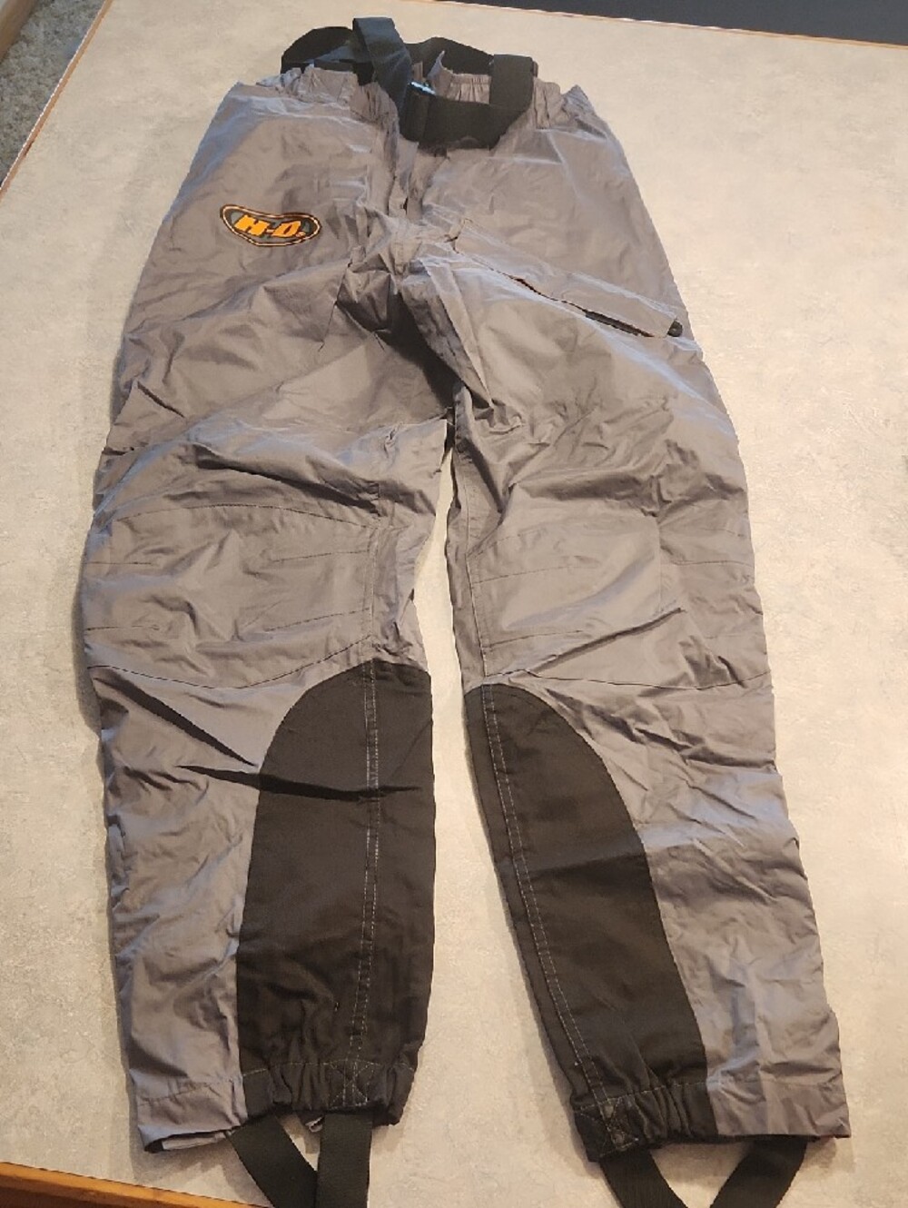 Harley-Davidson Gray & Orange Colorblock Raincoat - Picture 5 of 7